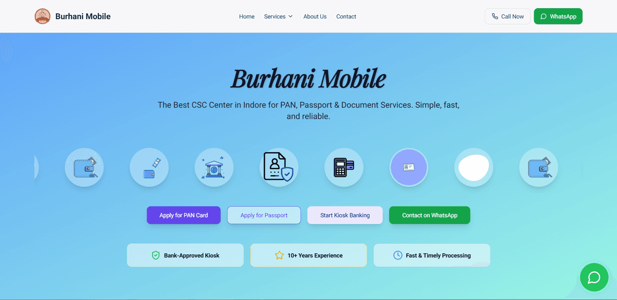 Burhani Mobile project screenshot